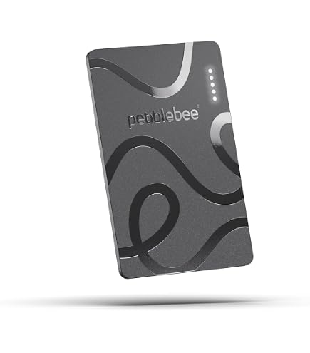 Amazon.com: Pebblebee Rechargeable Item Trackers - Clip 5 & Card 5